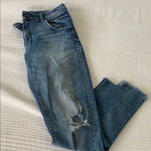 ZARA distressed jeans